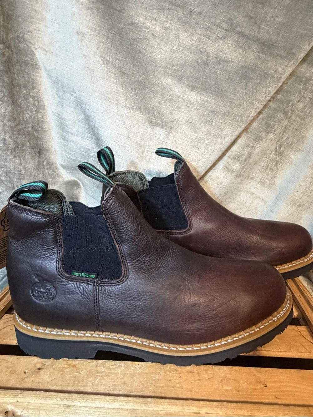 Georgia Boot Romeo Casual Waterproof Work Boots. NEW Size 14W. #10210